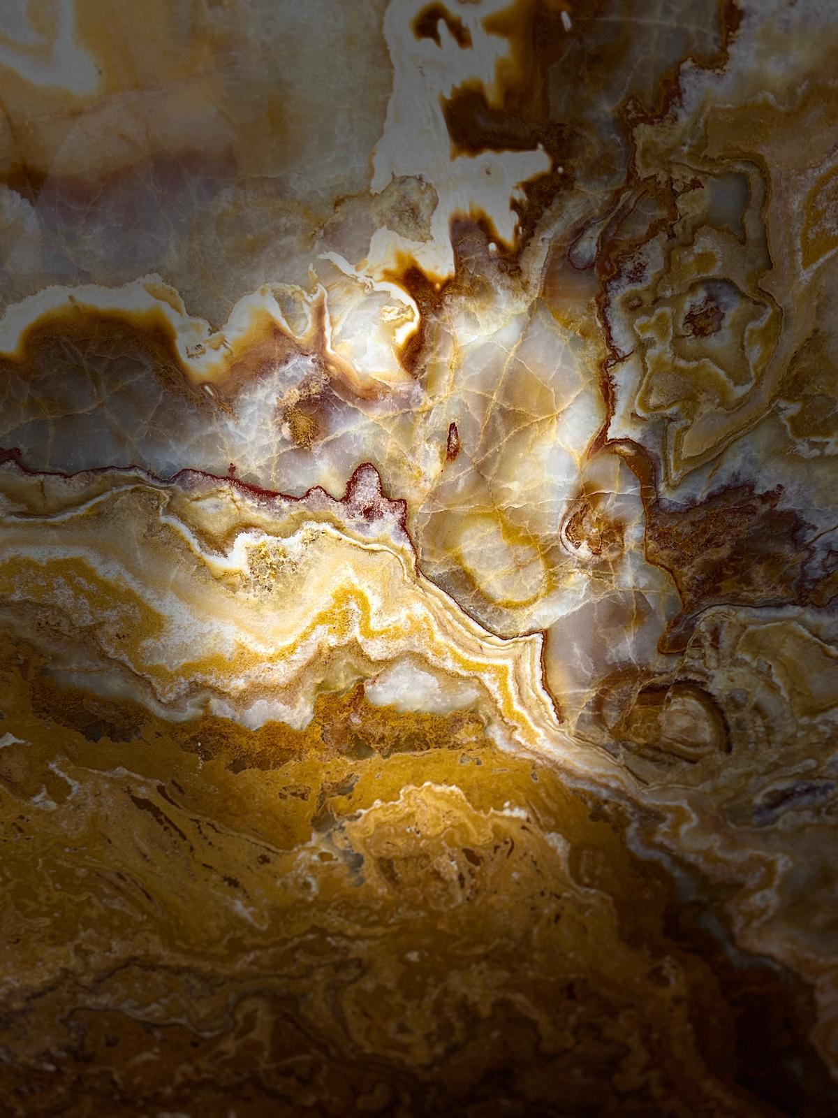Natural stone detail in the Tropical Stone showroom