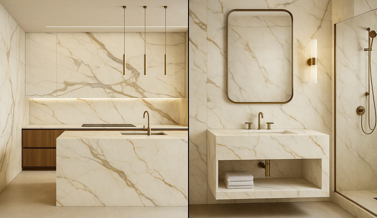 Porcelain — Calacatta Imperiale